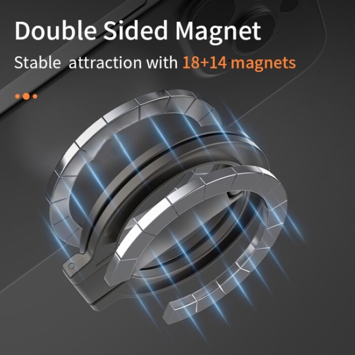 Z-Shaped Double-Sided Magnetic MagSafe Ring Stand, Plain - Image 5