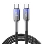 JOYROOM S-A42 Crystal Clear Braided Charging Cable, 1.2 m, up to 60W