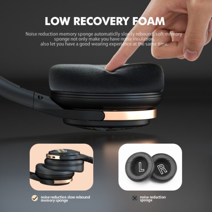 A6 ANC Wireless Gaming Headphones with Detachable Mic & Lights - Image 7