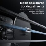 Yesido C251 Air Vent Car Phone Holder, Gravity Clamp, 4.8 to 7.2 inch - Image 4
