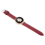 Leather Watch Strap with Silver Steel Buckle, 14mm to 22mm - Image 2