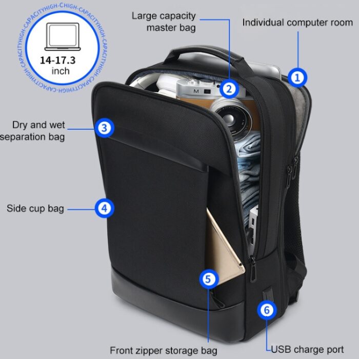 18 inch Large Capacity Waterproof Backpack - Image 7