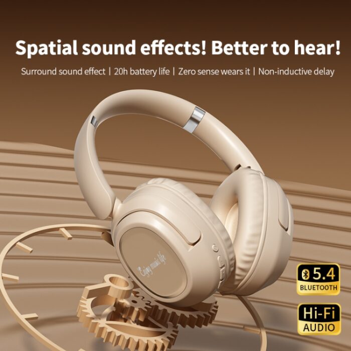 BH900 Over-Ear Wireless Bluetooth Headphones, Noise Reduction, 40 mm - Image 3