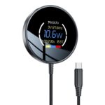 Yesido DS28 15W Magnetic Wireless Charger with Digital Display