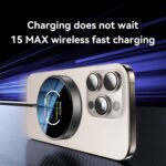 Yesido DS28 15W Magnetic Wireless Charger with Digital Display - Image 3