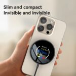 Yesido DS28 15W Magnetic Wireless Charger with Digital Display - Image 5