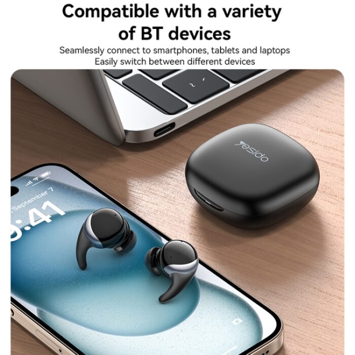 Yesido TWS30 ANC Wireless Earbuds, -35dB, Bluetooth 5.3 - Image 11
