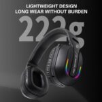 GT100 RGB Gaming Headphones with 2.4G Transmitter, Bluetooth 5.4 - Image 4