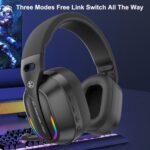 GT100 RGB Gaming Headphones with 2.4G Transmitter, Bluetooth 5.4 - Image 7
