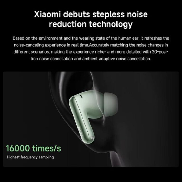 Xiaomi Redmi Buds 6 Pro ANC Wireless Earbuds, 9.5h, Bluetooth 5.3 - Image 6