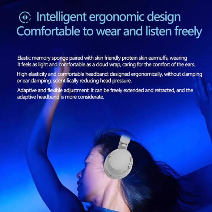 BT65 Over-Ear ANC Wireless Headphones, Foldable, Bluetooth 5.4 - Image 2