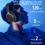BT65 Over-Ear ANC Wireless Headphones, Foldable, Bluetooth 5.4 - Image 4