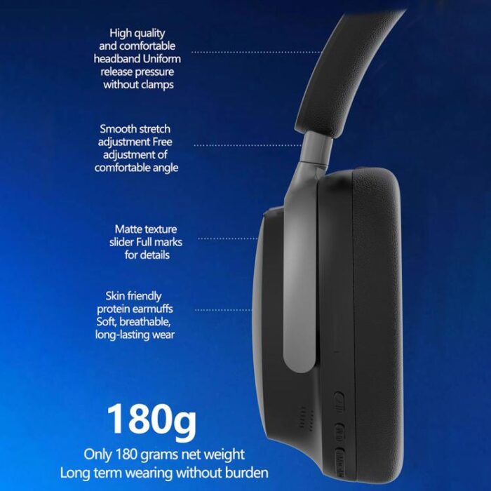 BT65 Over-Ear ANC Wireless Headphones, Foldable, Bluetooth 5.4 - Image 5