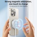 Yesido DS24 15W Qi2 Magnetic Wireless Charger, Aluminium - Image 3