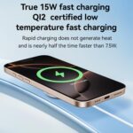 Yesido DS24 15W Qi2 Magnetic Wireless Charger, Aluminium - Image 4