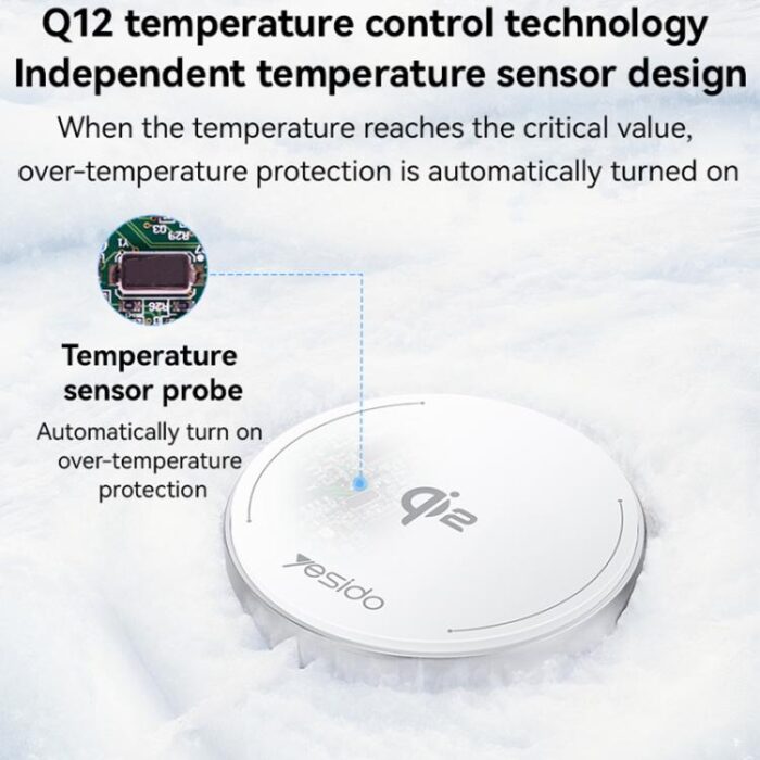 Yesido DS24 15W Qi2 Magnetic Wireless Charger, Aluminium - Image 6
