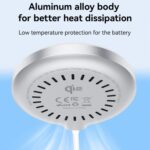 Yesido DS24 15W Qi2 Magnetic Wireless Charger, Aluminium - Image 7