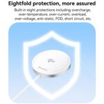 Yesido DS24 15W Qi2 Magnetic Wireless Charger, Aluminium - Image 8
