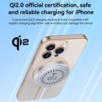 Yesido DS24 15W Qi2 Magnetic Wireless Charger, Aluminium - Image 9