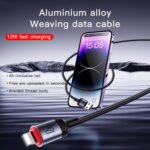 Yesido CA129L USB to Lightning Charging Cable, 1.2 m, 2.4A - Image 2
