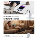 Yesido CA129L USB to Lightning Charging Cable, 1.2 m, 2.4A - Image 10