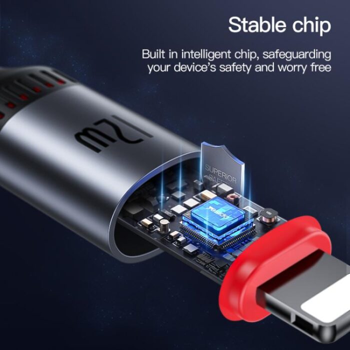 Yesido CA130L USB to Lightning Charging Cable, 2 m, 2.4A - Image 6