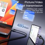 Yesido CA130L USB to Lightning Charging Cable, 2 m, 2.4A - Image 9