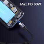 Yesido CA181 PD 60W USB-C to USB-C Charging Cable, 1.2m - Image 4
