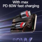 Yesido CA181 PD 60W USB-C to USB-C Charging Cable, 1.2m - Image 7