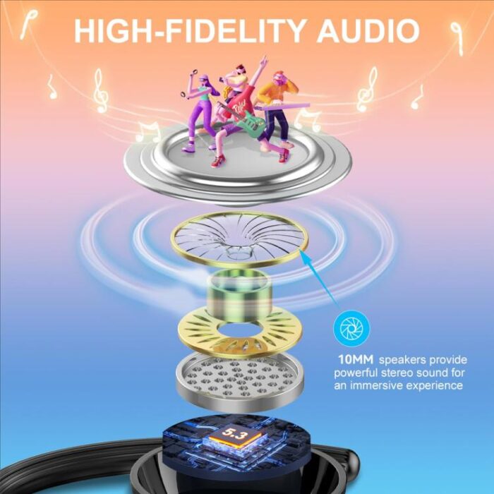 Q31 Ear-Hook ENC Wireless Earbuds, 7h Music, Bluetooth 5.2 - Image 4