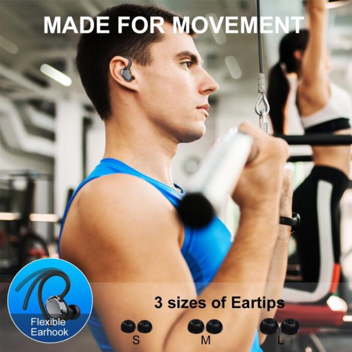 Q31 Ear-Hook ENC Wireless Earbuds, 7h Music, Bluetooth 5.2 - Image 6