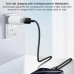 Yesido USB-A to USB-C Charging Cable, 3A, 0.3 m to 3 m - Image 6