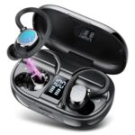 Q22 Noise Reduction Earbuds, 7h Music, Bluetooth 5.3, 1800 mAh Case