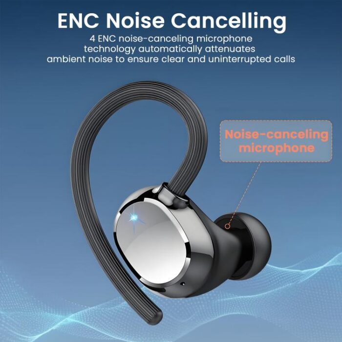 Q22 Noise Reduction Earbuds, 7h Music, Bluetooth 5.3, 1800 mAh Case - Image 3
