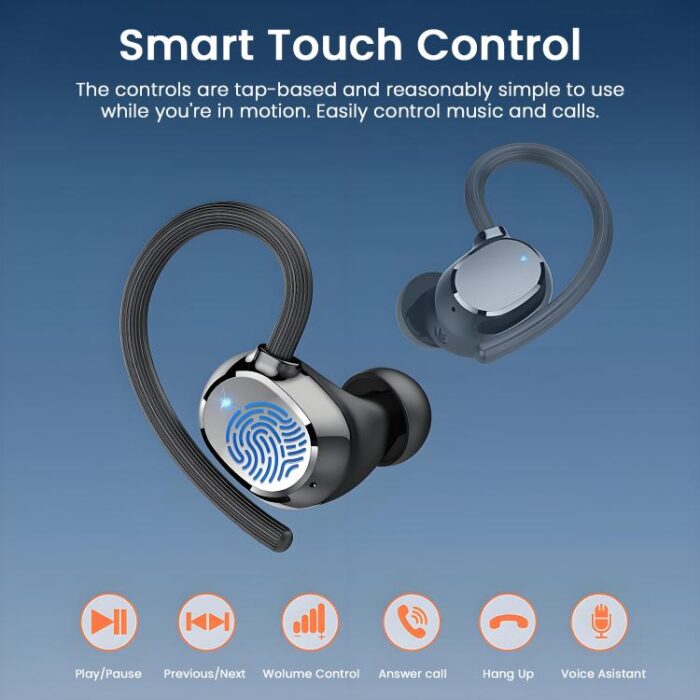 Q22 Noise Reduction Earbuds, 7h Music, Bluetooth 5.3, 1800 mAh Case - Image 6