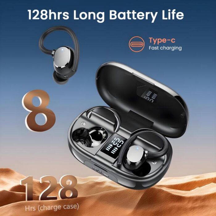 Q22 Noise Reduction Earbuds, 7h Music, Bluetooth 5.3, 1800 mAh Case - Image 7