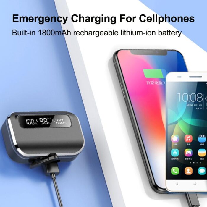 Q26 Noise Reduction Sports Earbuds, 7h Music, 1800 mAh Case - Image 9