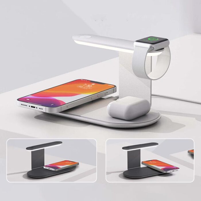 V2206 3-in-1 15W Wireless Charger with Night Light - Image 2