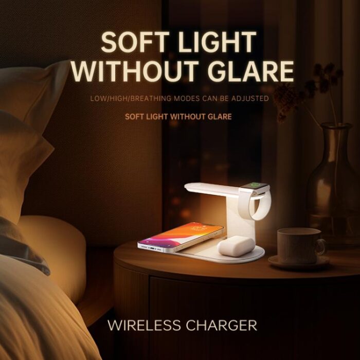 V2206 3-in-1 15W Wireless Charger with Night Light - Image 8