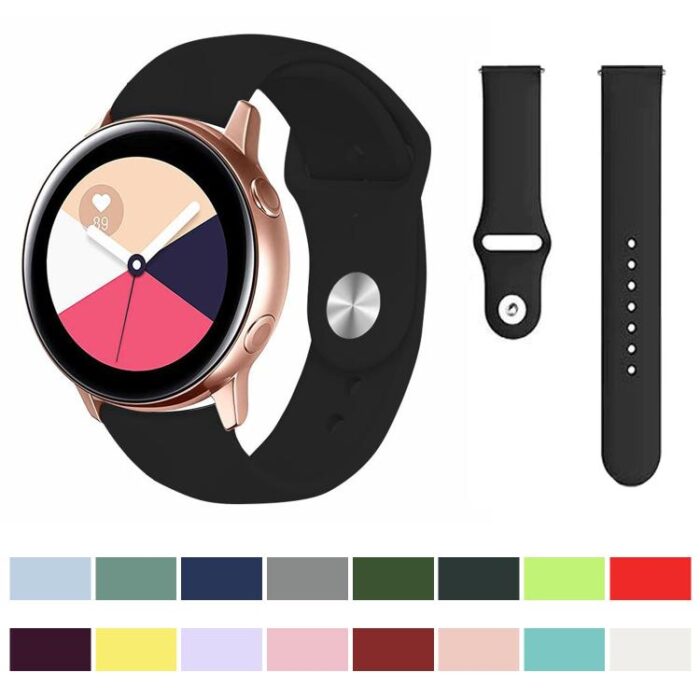 Kalebol 20mm Reverse Buckle Silicone Watch Strap - Image 3