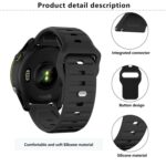 Kalebol Wave Pattern Silicone Watch Strap, 20mm / 22mm - Image 7