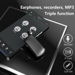 K68 Collar Clip Single-Ear Bluetooth Headset, Meeting Recording, 12h - Image 4