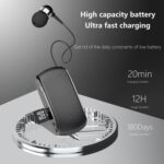 K68 Collar Clip Single-Ear Bluetooth Headset, Meeting Recording, 12h - Image 5
