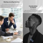 K68 Collar Clip Single-Ear Bluetooth Headset, Meeting Recording, 12h - Image 8