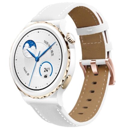 Leather Watch Strap with Rose Gold Buckle, 18mm / 20mm