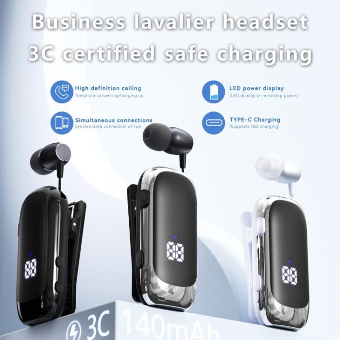 K88 Single-Ear Bluetooth Business Headset, Dual Device, 12h Talk - Image 2