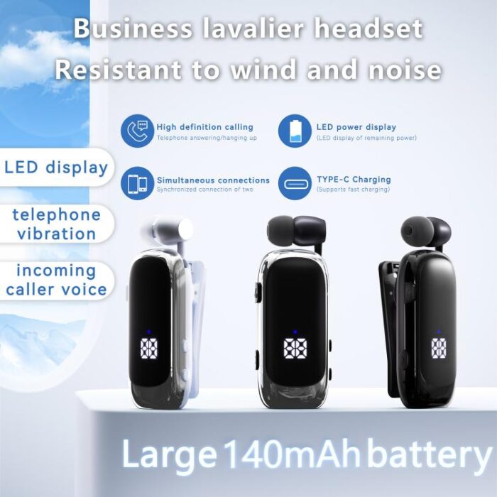 K88 Single-Ear Bluetooth Business Headset, Dual Device, 12h Talk - Image 3