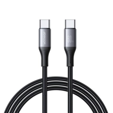 JOYROOM S-A28 Braided Fast Charging Cable, 1 m, USB-C or Lightning
