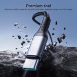 JOYROOM S-A28 Braided Fast Charging Cable, 2 m, 60W, USB-C or Lightning - Image 4
