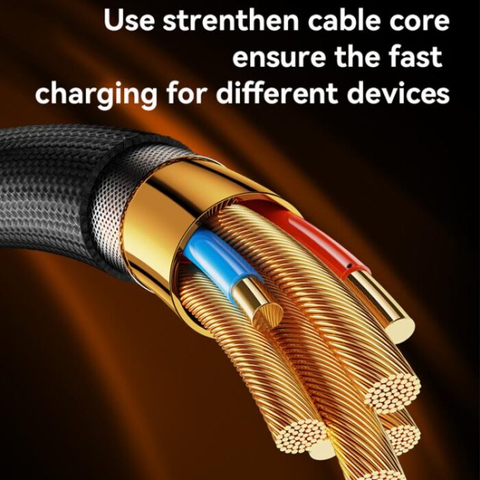 Yesido 60W USB-C to USB-C Braided Cable, 0.3 m to 3 m - Image 9